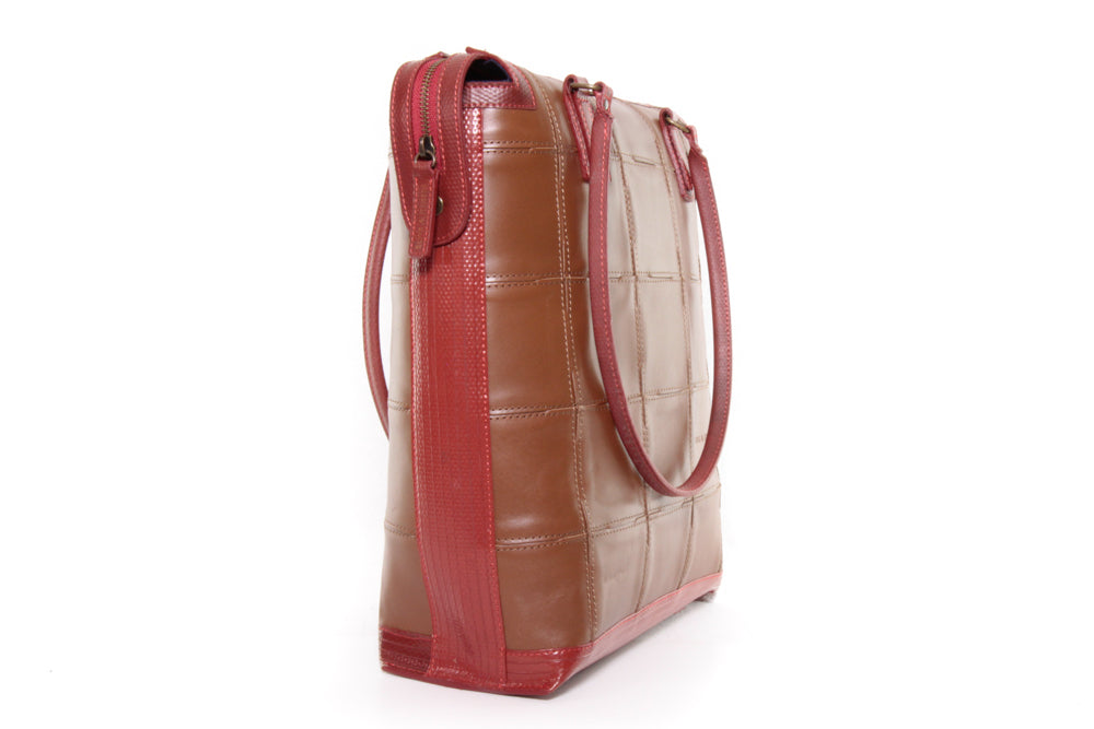 FIRE & HIDE DUTCH TOTE - COGNAC