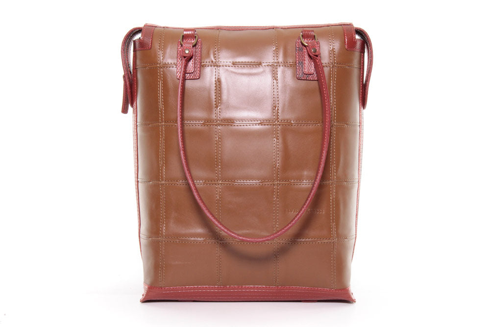 FIRE & HIDE DUTCH TOTE - COGNAC