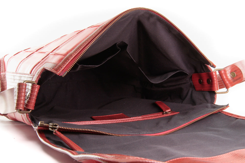 FIELD BAG - BLACK | RED