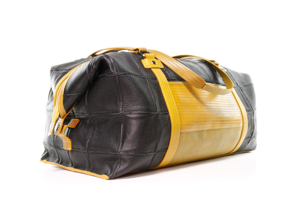 WEEKEND BAG - FIRE&HIDE | YELLOW BLU (copia)