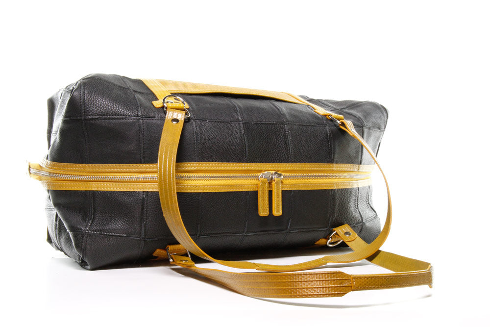 WEEKEND BAG - FIRE&HIDE | YELLOW BLU (copia)