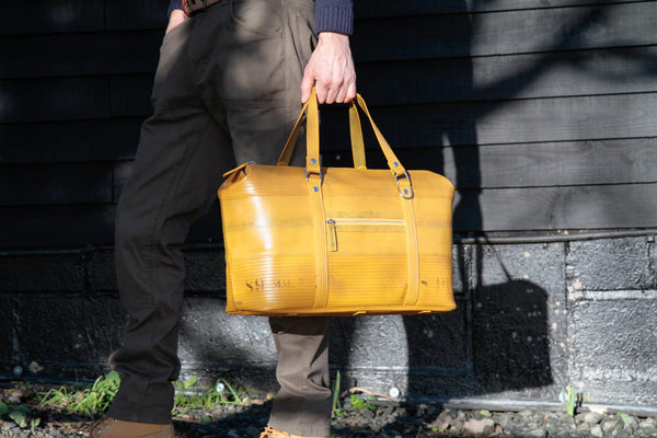 FIRE-HOSE GLADSTONE BAG | YELLOW