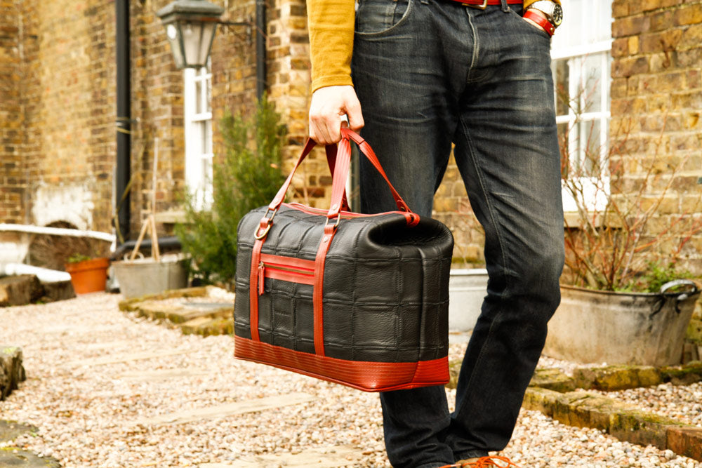 GLADSTONE BAG | BLACK RED