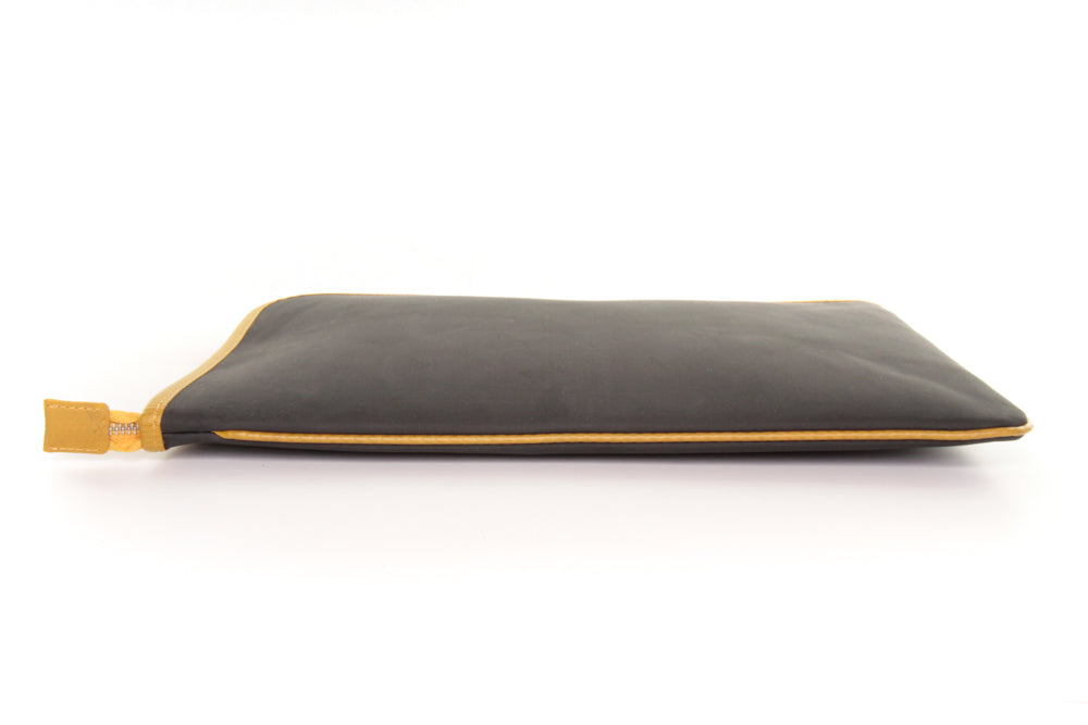 FOLIO & LAPTOP CASE | BLACK YELLOW