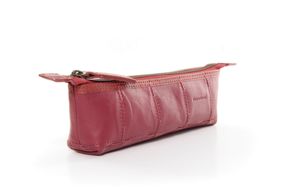 FIRE & HIDE PENCIL CASE | MINERAL RED