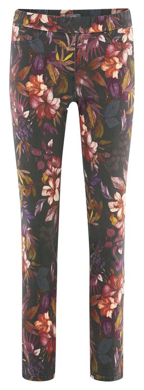 Treggings cotone biologico floreal