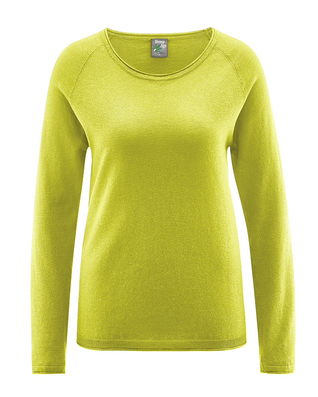 Pullover donna cotone biologico e canapa