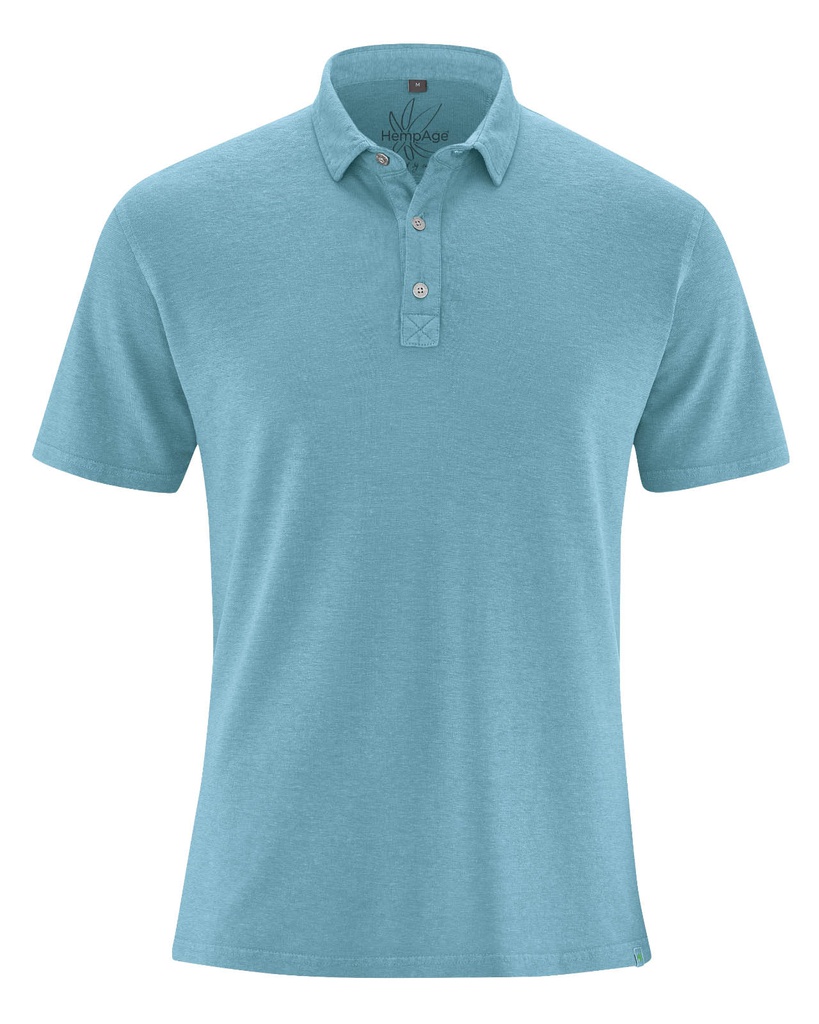 Polo shirts in canapa e cotone bio