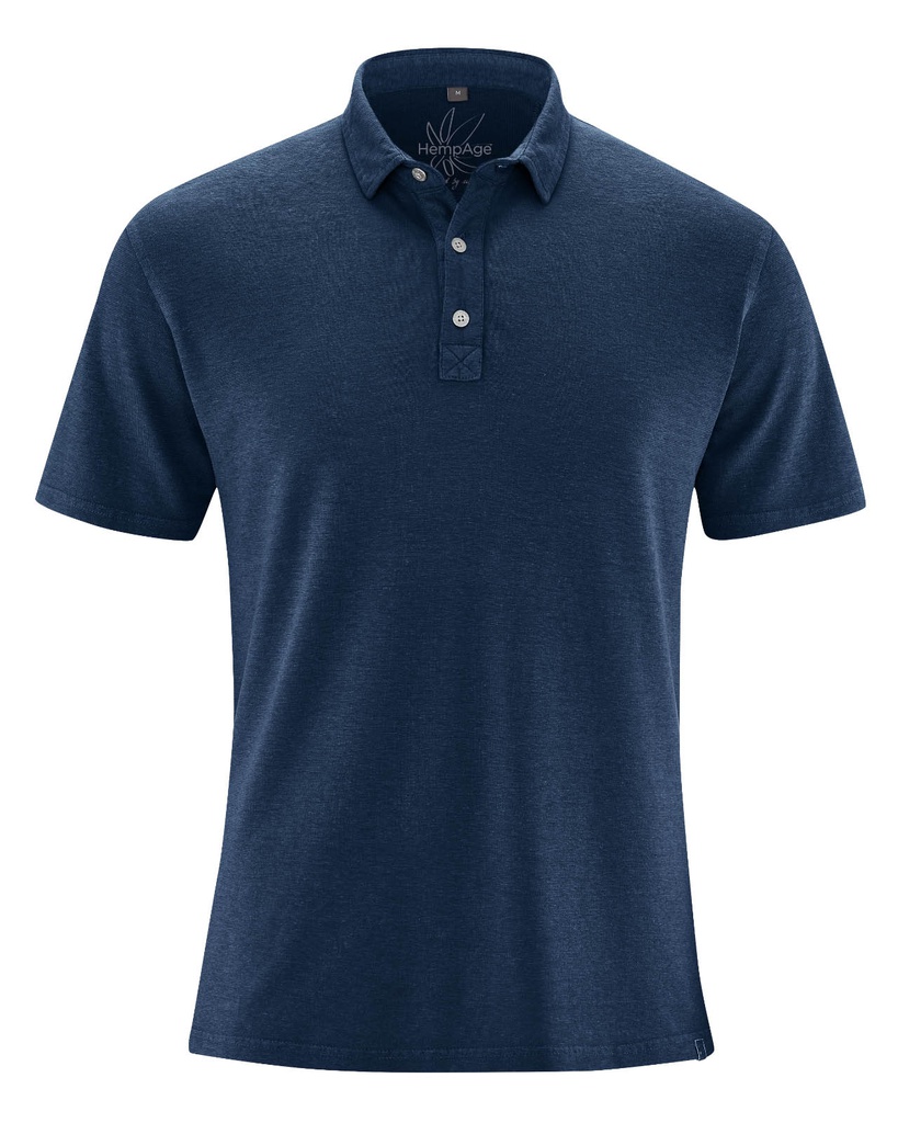 Polo shirts in canapa e cotone bio