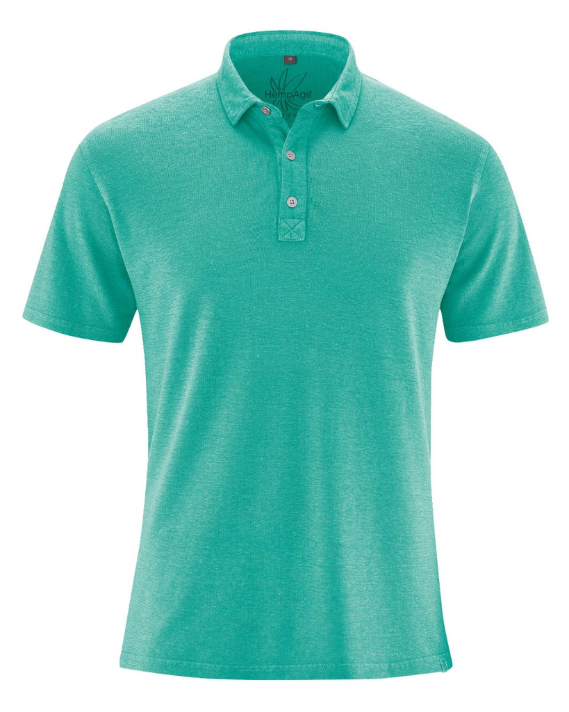 Polo shirts in canapa e cotone bio