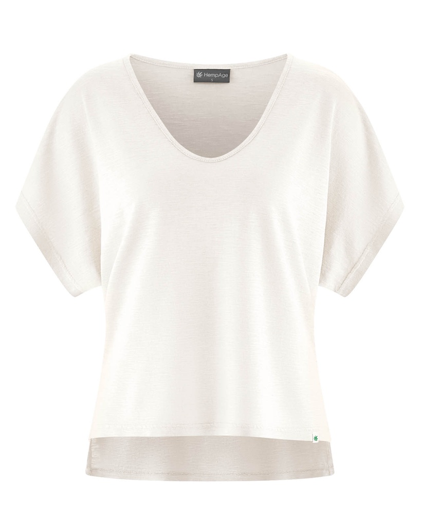 Slub Jersey T-Shirt Canapa e Cotone Bio