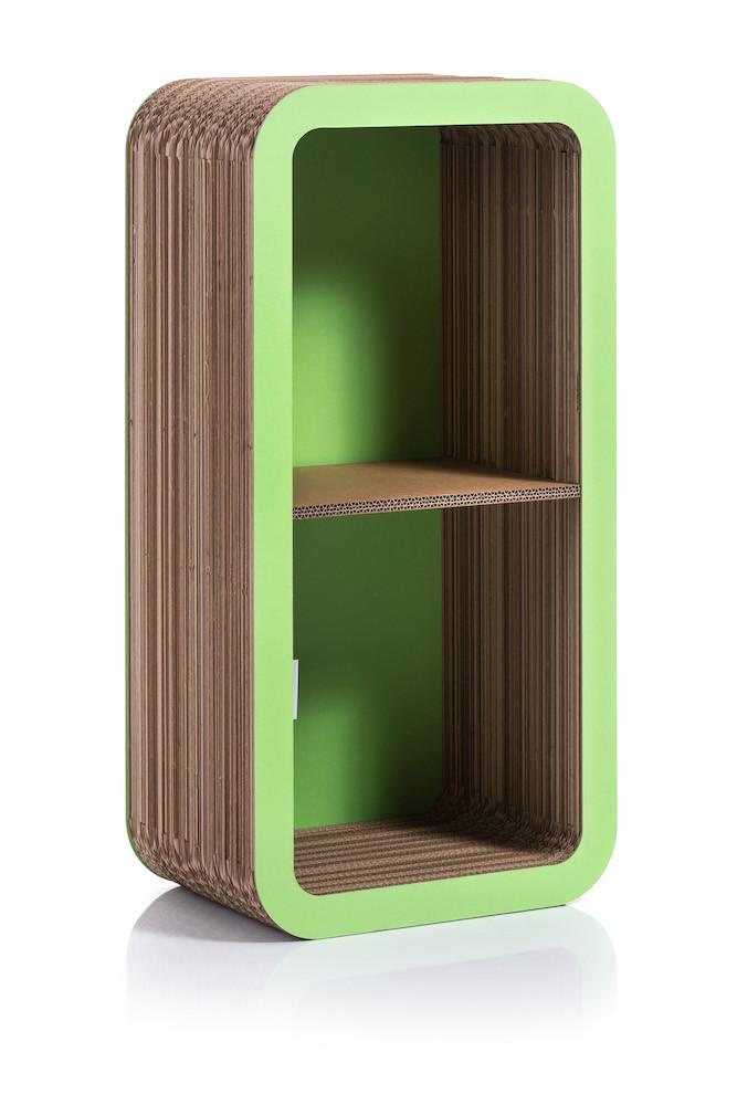 Arredamento Modulare in cartone Moretto 90 - Greenery