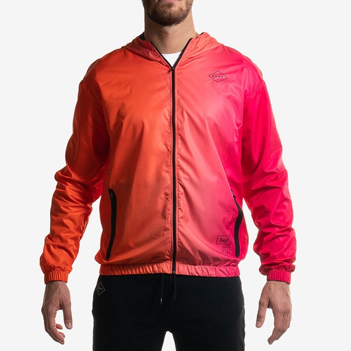 Gradient Windbreaker Arancione