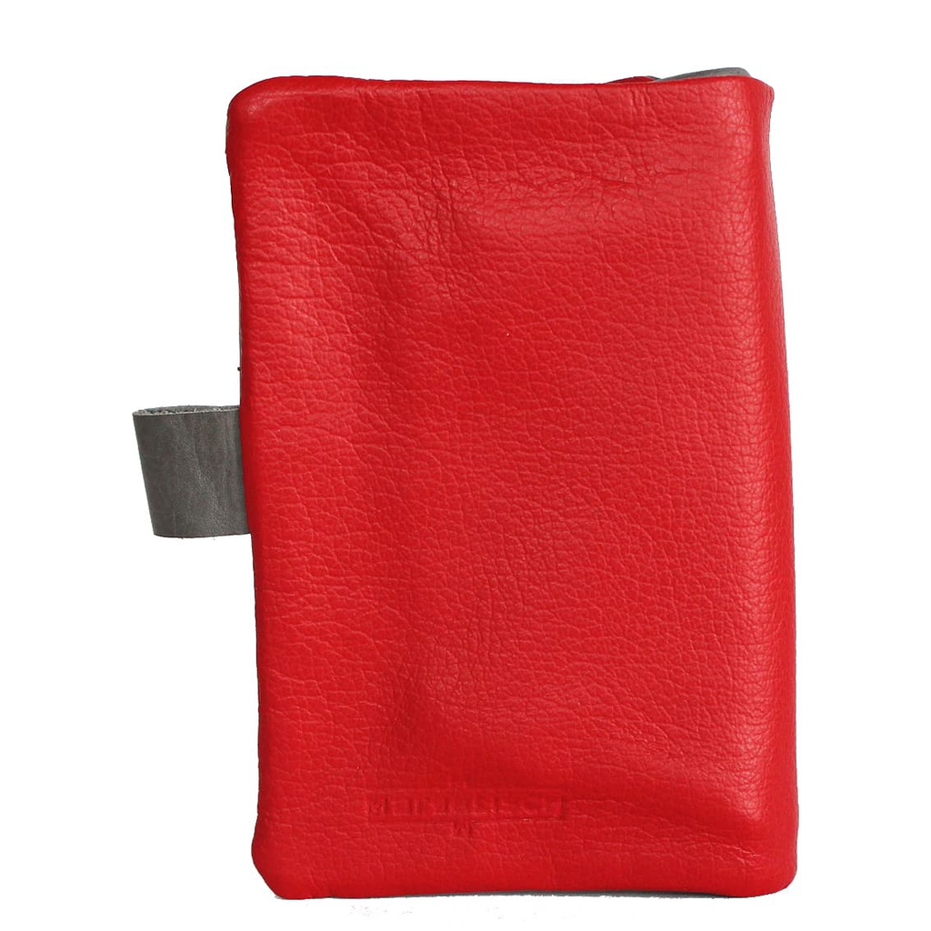 Wallet Berlin - Rfid - Upcycling Red