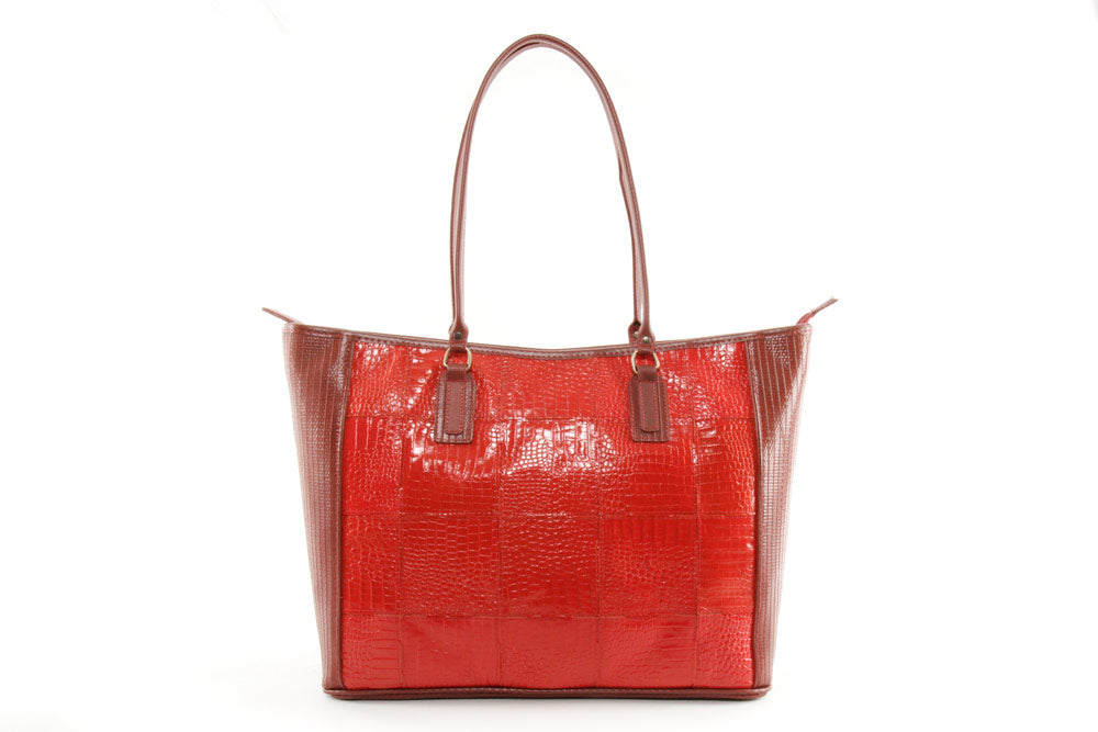 FIRE & HIDE TOTE BAG - BLACK RED (copia)