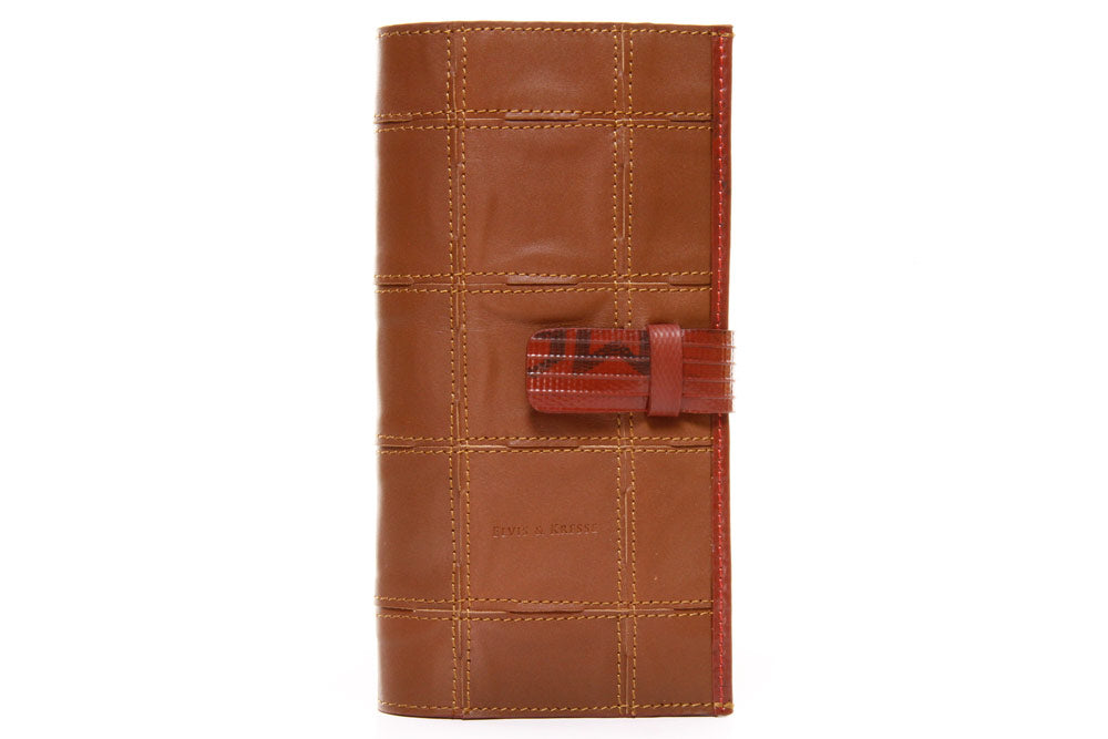 TRAVEL WALLET FIRE & HIDE | BLACK RED (copia)