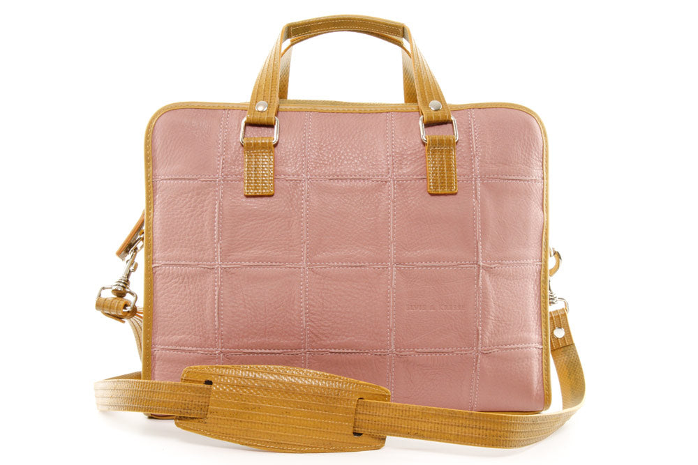 FIRE & HIDE COMPACT BRIEFCASE | PINK