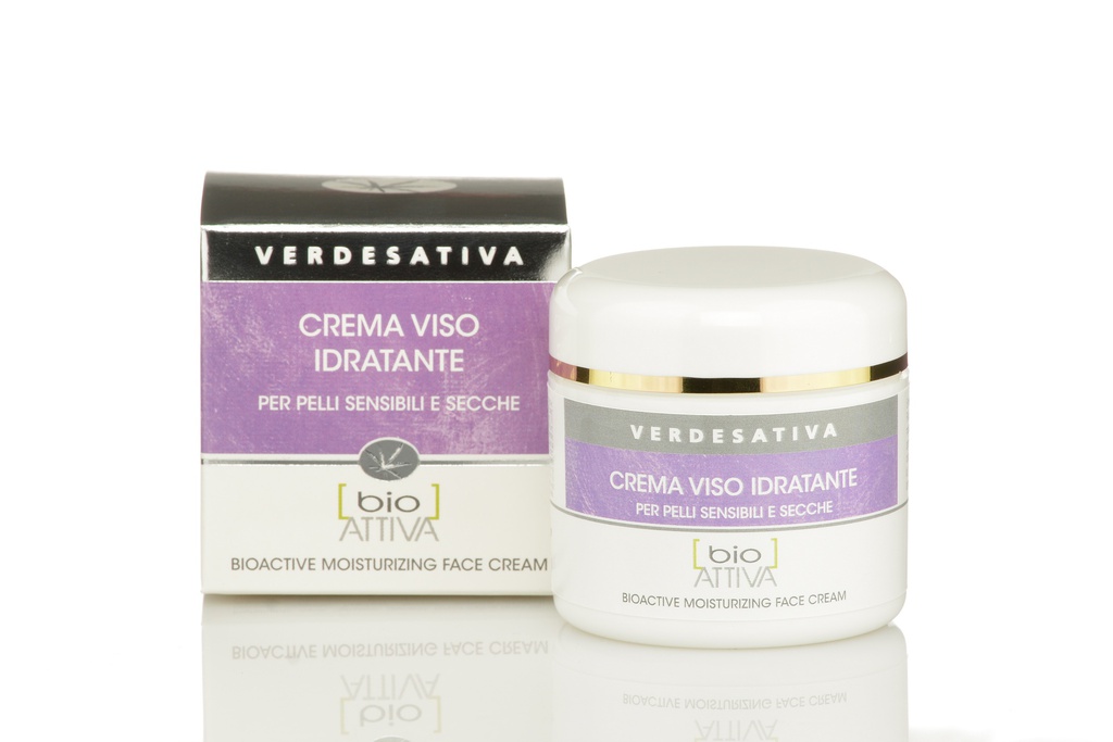 Crema viso Bioattiva Idratante - per pelli secche e sensibili