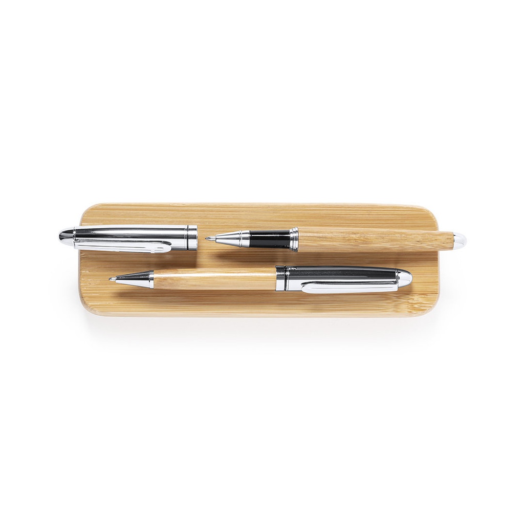 Set bamboo - Set penna biro e roller