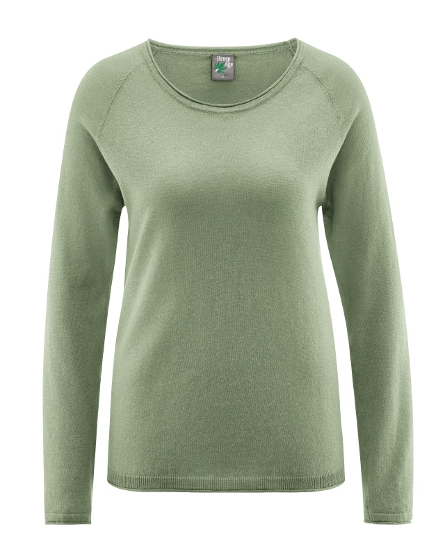 Pullover donna cotone biologico e canapa