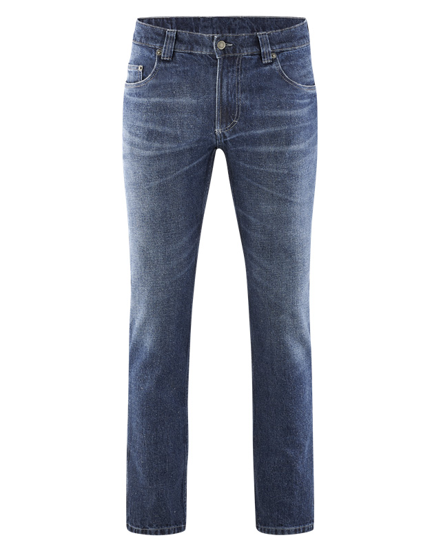 Denim Blu Jeans in canapa e cotone bio