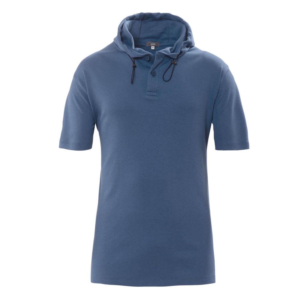 Polo con cappuccio - Tencel™ e cotone biologico