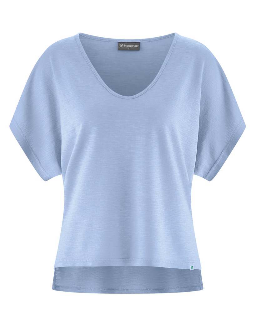 Slub Jersey T-Shirt Canapa e Cotone Bio