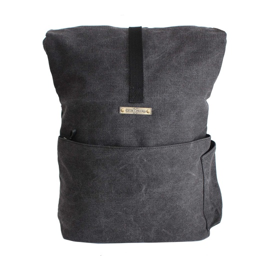 [MARGE-RAVIN-CAR] Zaino Rolltop Canvas Ravin | Charcoal – Eco
