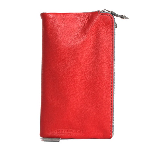 [MARGE-UPC-LON-RED] Wallet London - Rfid - Upcycling Pelle