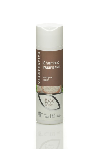 [VS-5630] Shampoo Purificante - canapa ed argilla bianca  100% naturale e biodegradabile