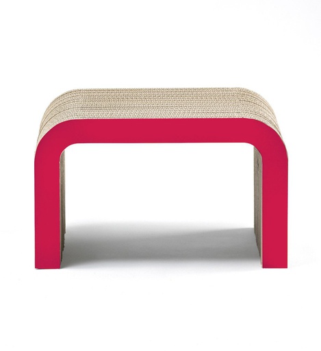 [MOR-PIEDE-RE-45] Arredo In Cartone Moretto Piede Rosso Elegante 45