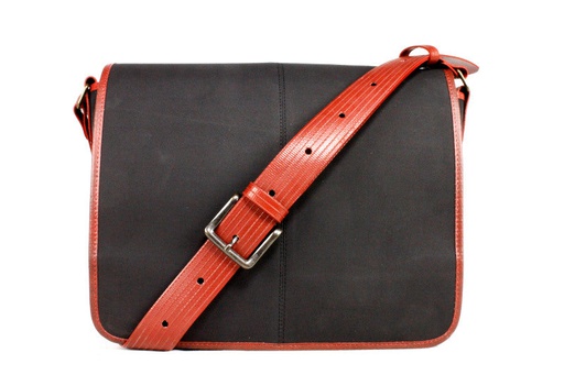 [KRE-MESS-RB] MESSENGER BAG- RED BLACK