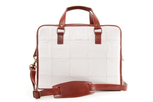 [KRE-BRIEF-WHI] FIRE & HIDE COMPACT BRIEFCASE | WHITE