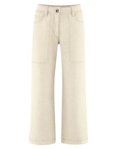 Pantaloni Culotte canapa e cotone biologico