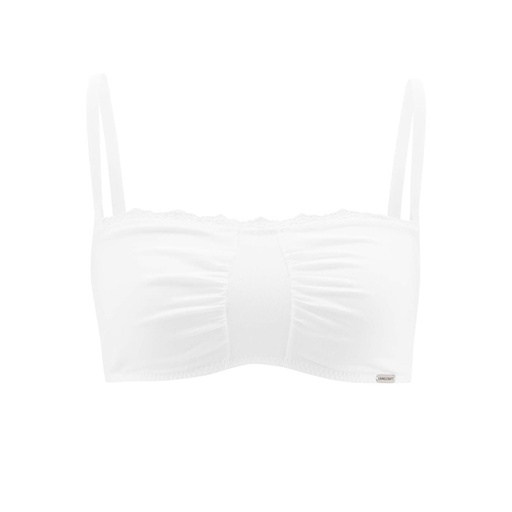 Elodie -  Reggiseno bra cotone biologico bianco