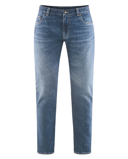 Jeans 5 tasche in canapa e cotone biologico