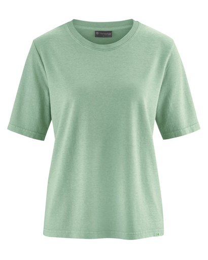T-Shirt mezza manica in pura canapa e cotone biologico