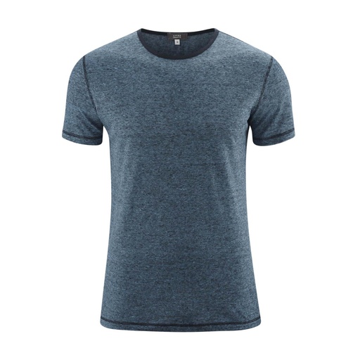 T-shirt uomo 100% lino biologico - blu