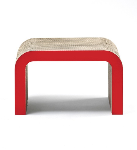 [MOR-PIEDE-RP-45] Arredo In Cartone Moretto Piede Rosso Passione 45